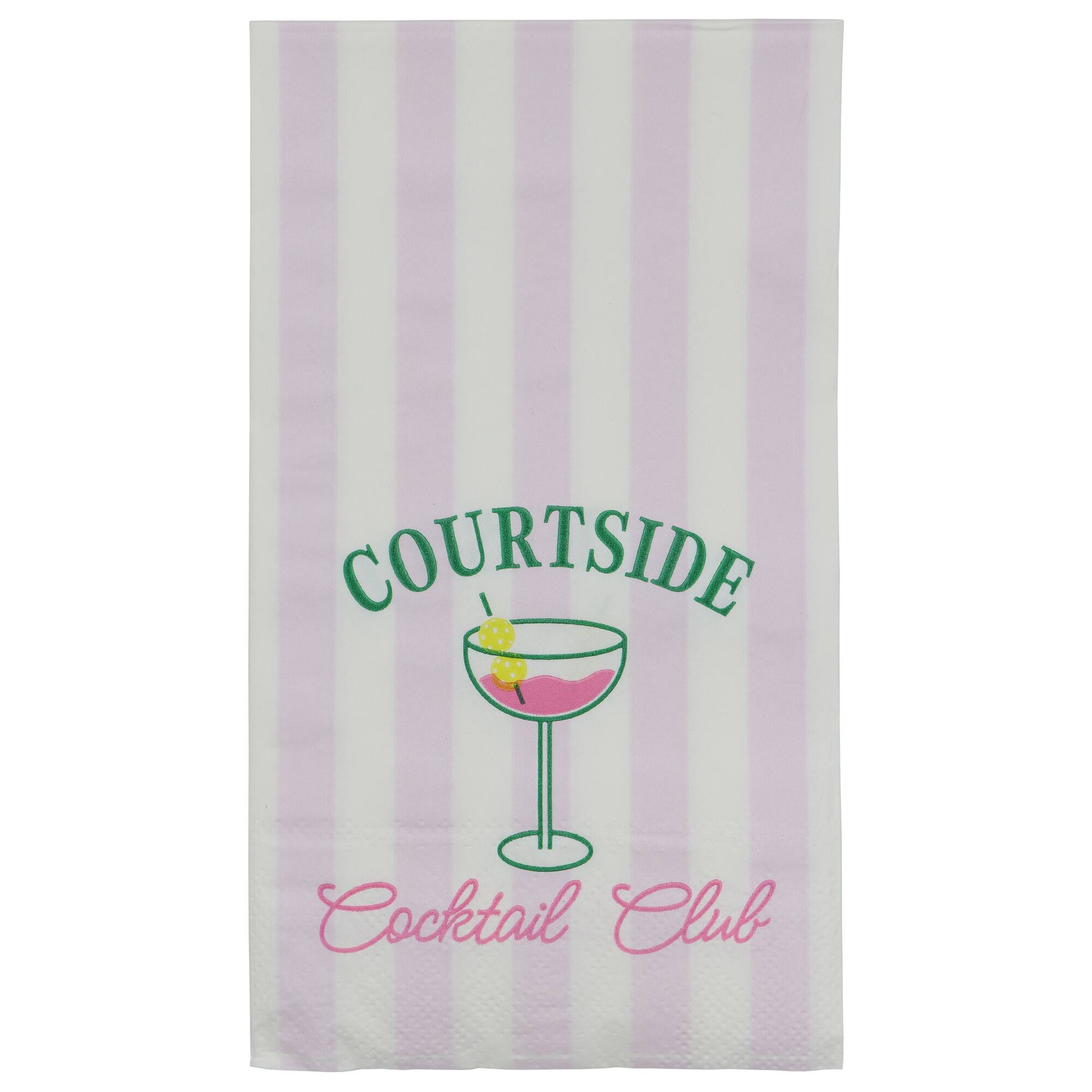 Cocktail Court Club Stripes Paper Guest Napkins, 20ct. by Celebrate It™